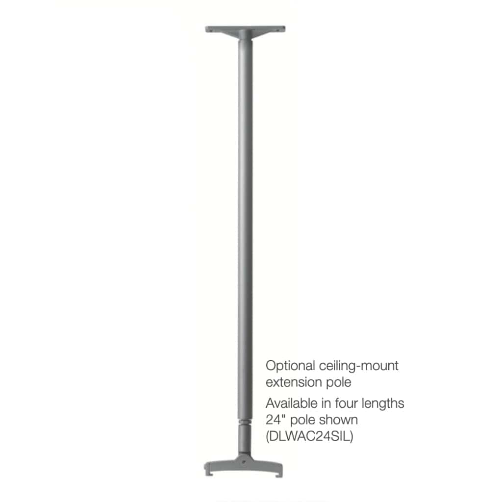 Dimplex 12" Silver Extension Mounting Pole Kit for DLW Series