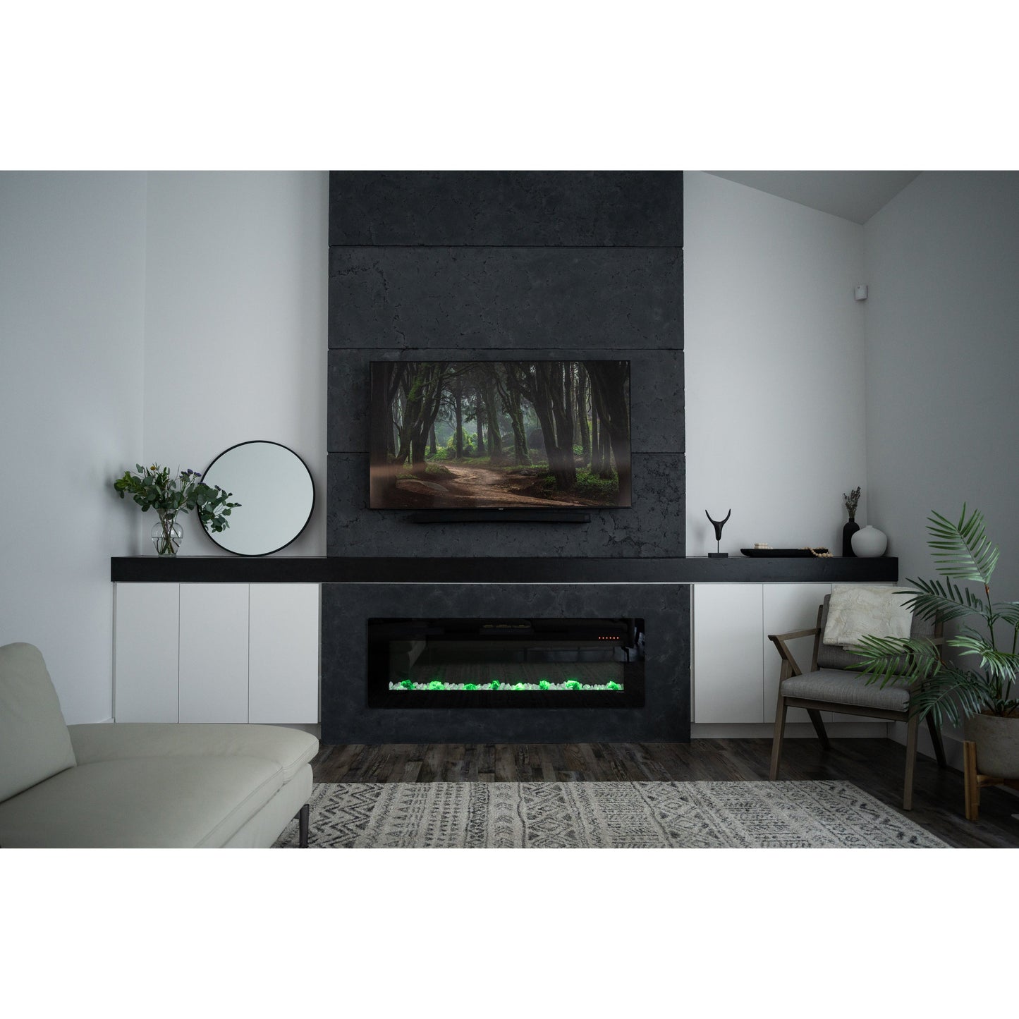 Dimplex Sierra 60" Wall-Mount/Tabletop Linear Electric Fireplace