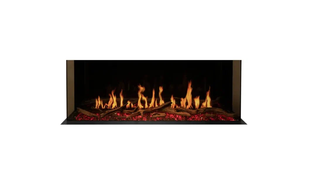 EcoSmart Fire Motion 52" Black Single Sided Electric Fireplace by MAD Design Group