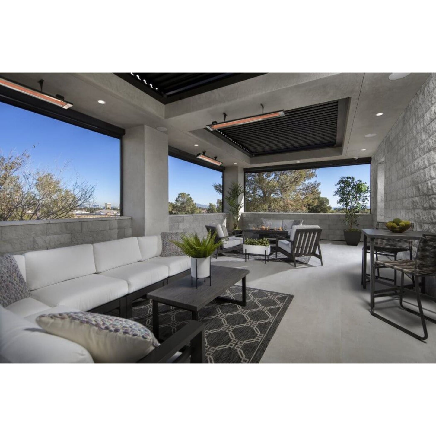 Infratech Comfort 39" 2000 Watt C Series Single Element Electric Infrared Patio Heater