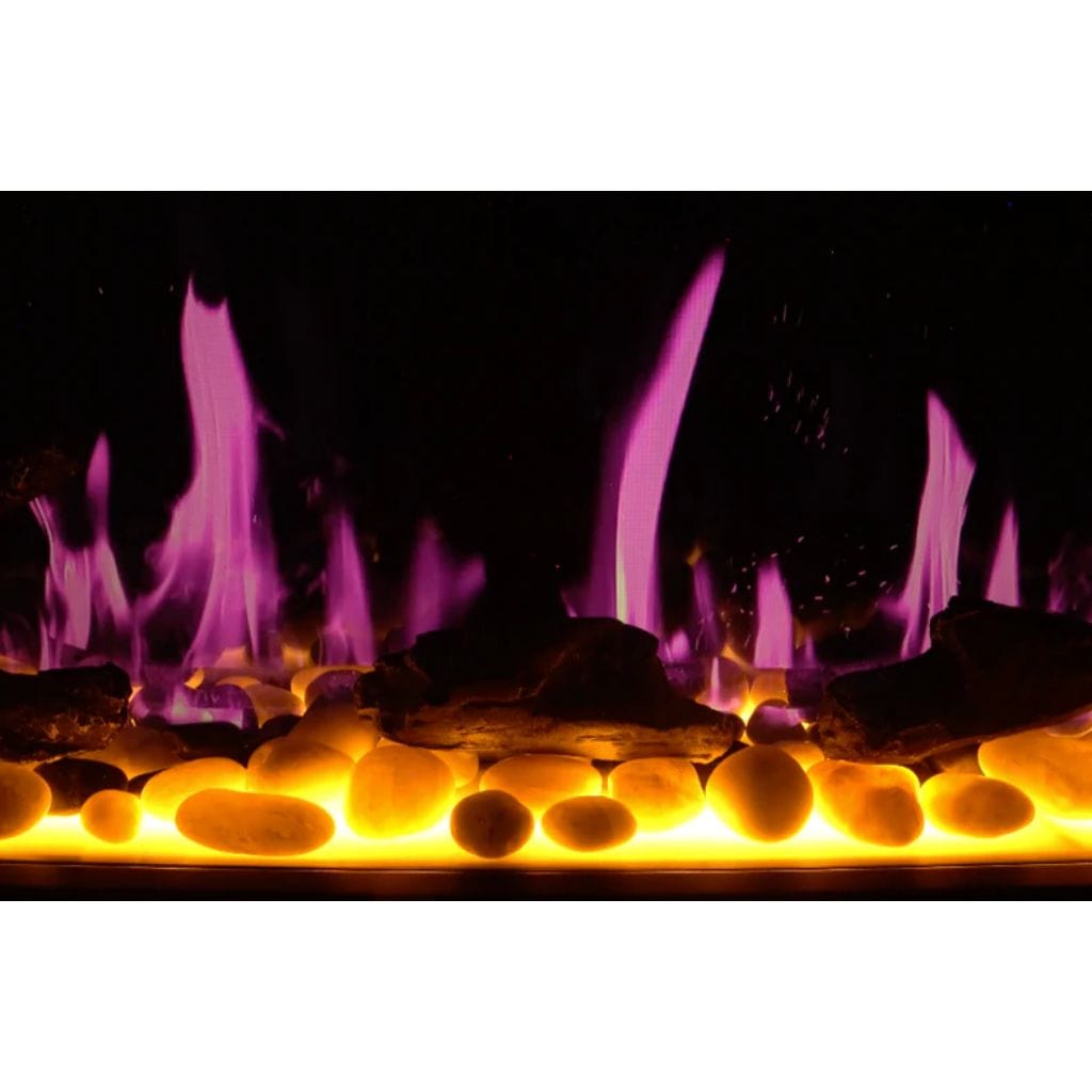 Litedeer 48" Gloria II Push-In Contemporary Smart Linear Vent-Free Built-In Electric Fireplace