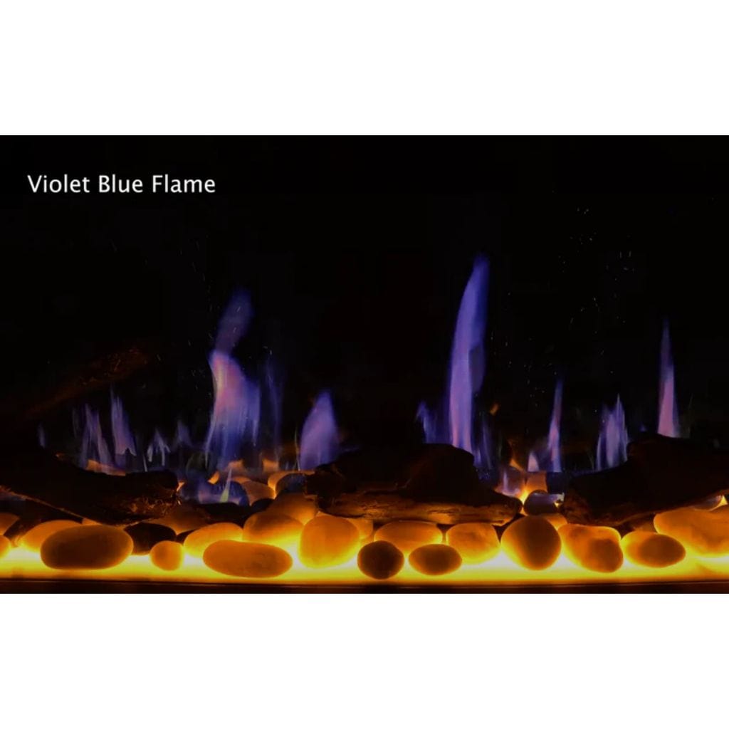 Litedeer 48" Gloria II Push-In Contemporary Smart Linear Vent-Free Built-In Electric Fireplace