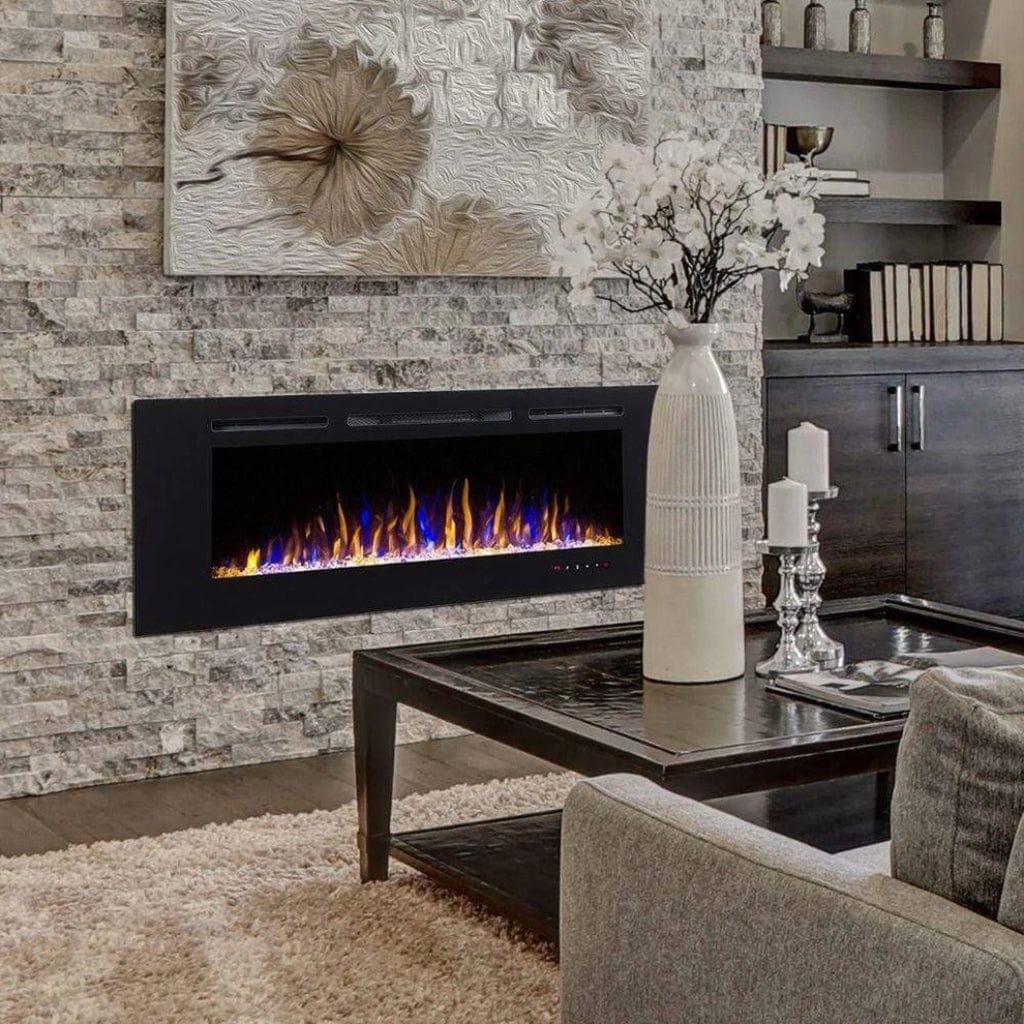 Modern Flames Challenger 60" Wall-Mounted / Recessed Linear Electric Fireplace