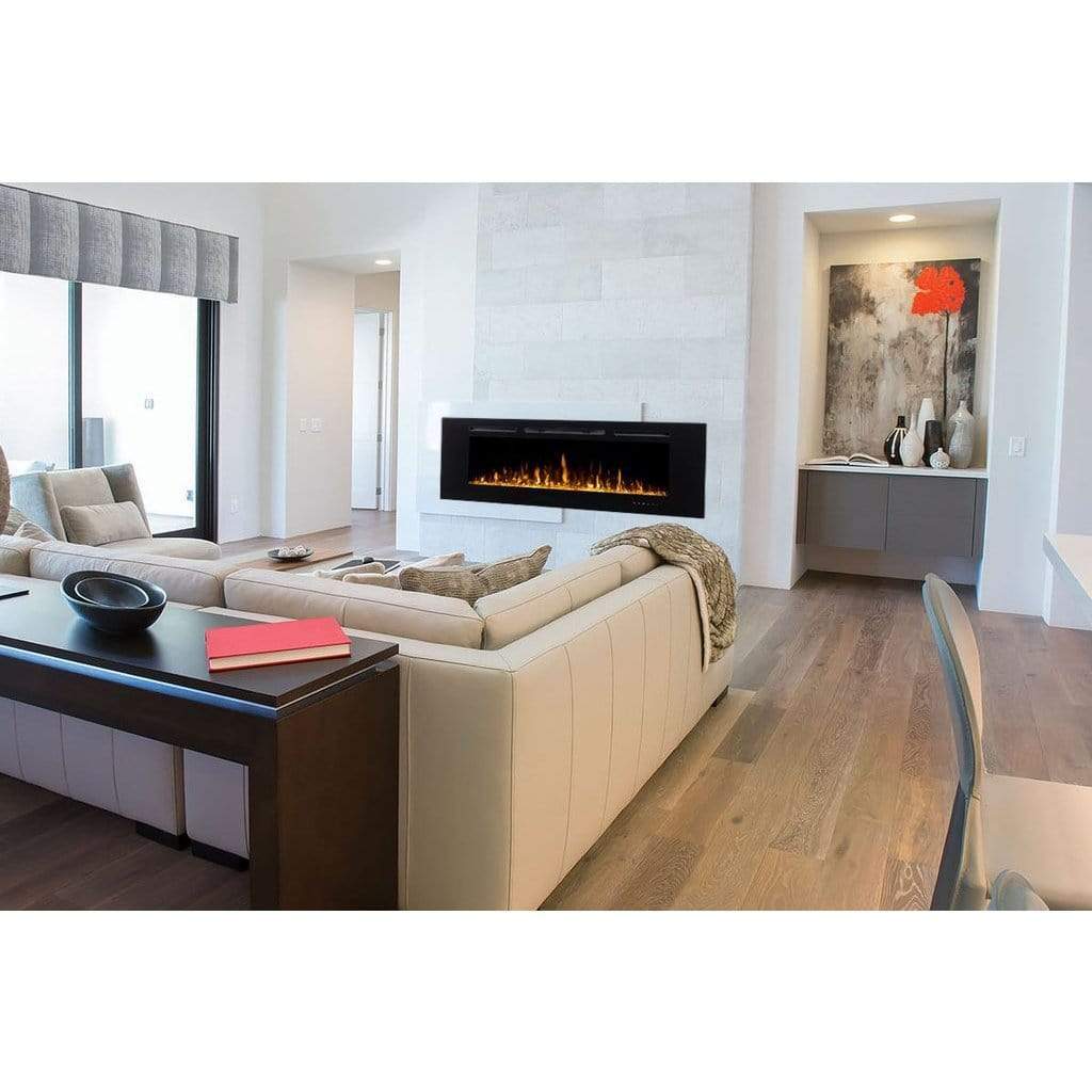Modern Flames Challenger 50" Wall-Mounted / Recessed Linear Electric Fireplace