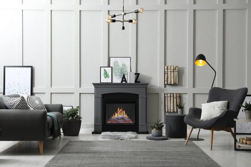 Modern Flames Orion Traditional 54" Built-in Virtual Electric Fireplace Insert