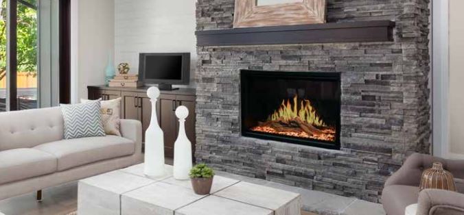 Modern Flames Orion Traditional 36" Built-in Virtual Electric Fireplace Insert