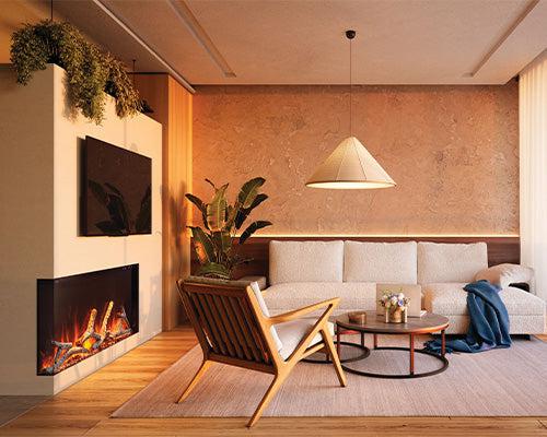 Napoleon Astound FlexMount 74" Wall-Mounted Linear Electric Fireplace