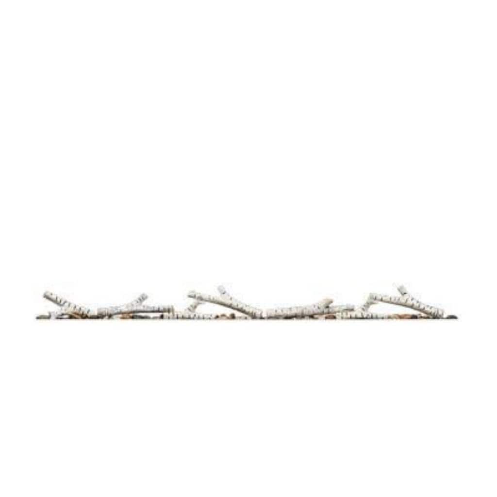 Napoleon Birch Log Set With Rocks for 60" Entice / Trivista Electric Fireplaces