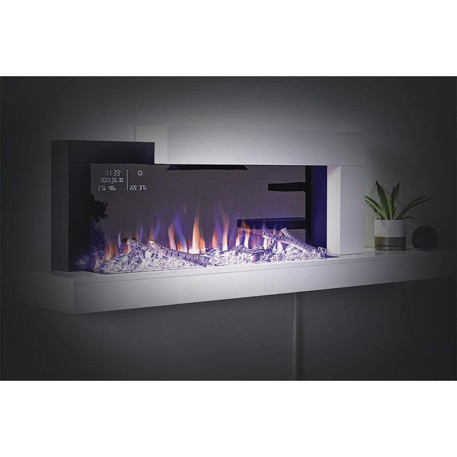Napoleon Stylus Cara Elite 59" Wall-Mounted Electric Fireplace With Shelf