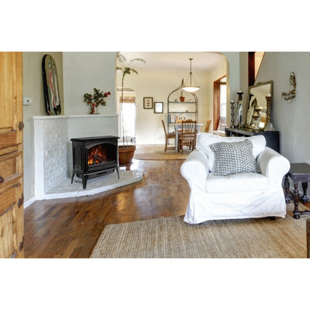 Sierra Flame by Amantii Cast Iron Freestanding 23"/28" Electric Stove