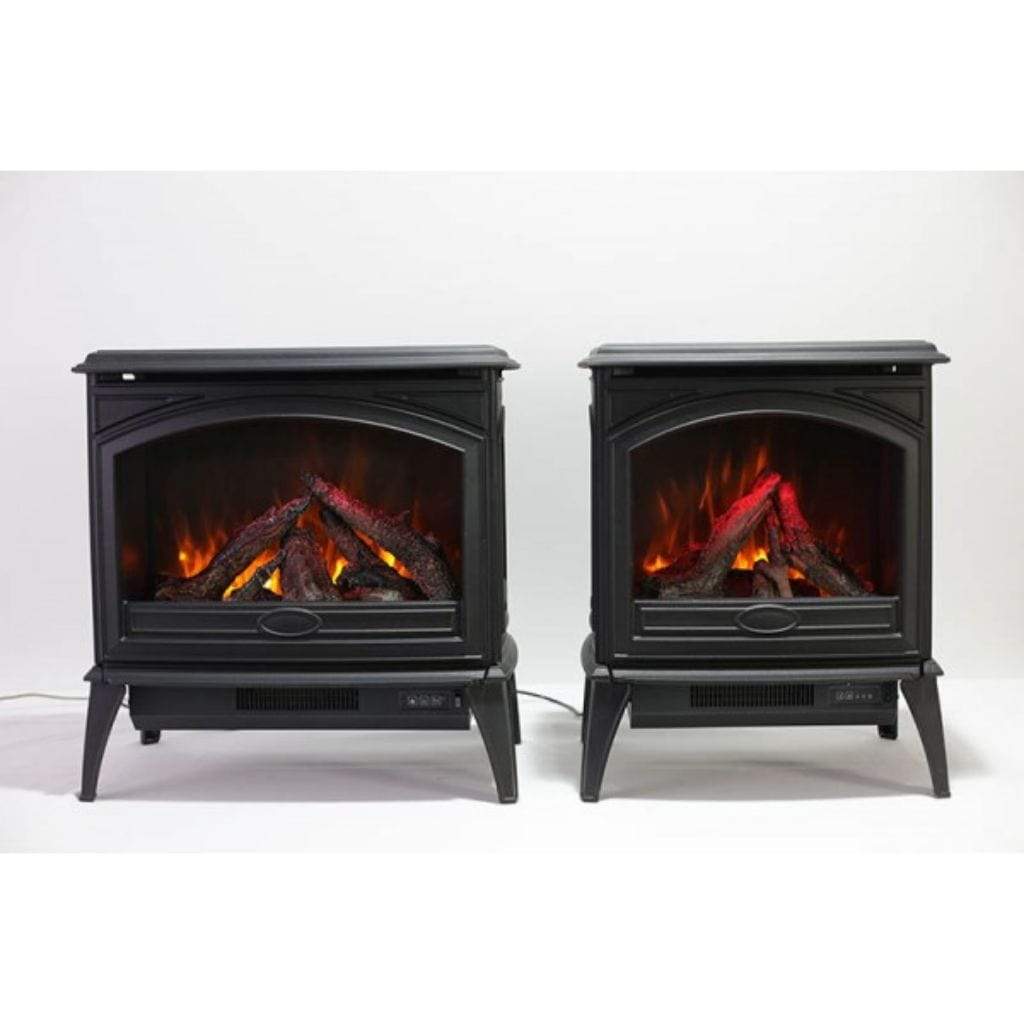 Sierra Flame by Amantii Cast Iron Freestanding 23"/28" Electric Stove