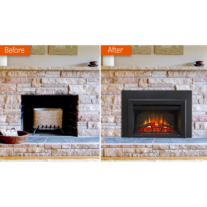 SimpliFire 25" Traditional Electric Built-In Fireplace Insert