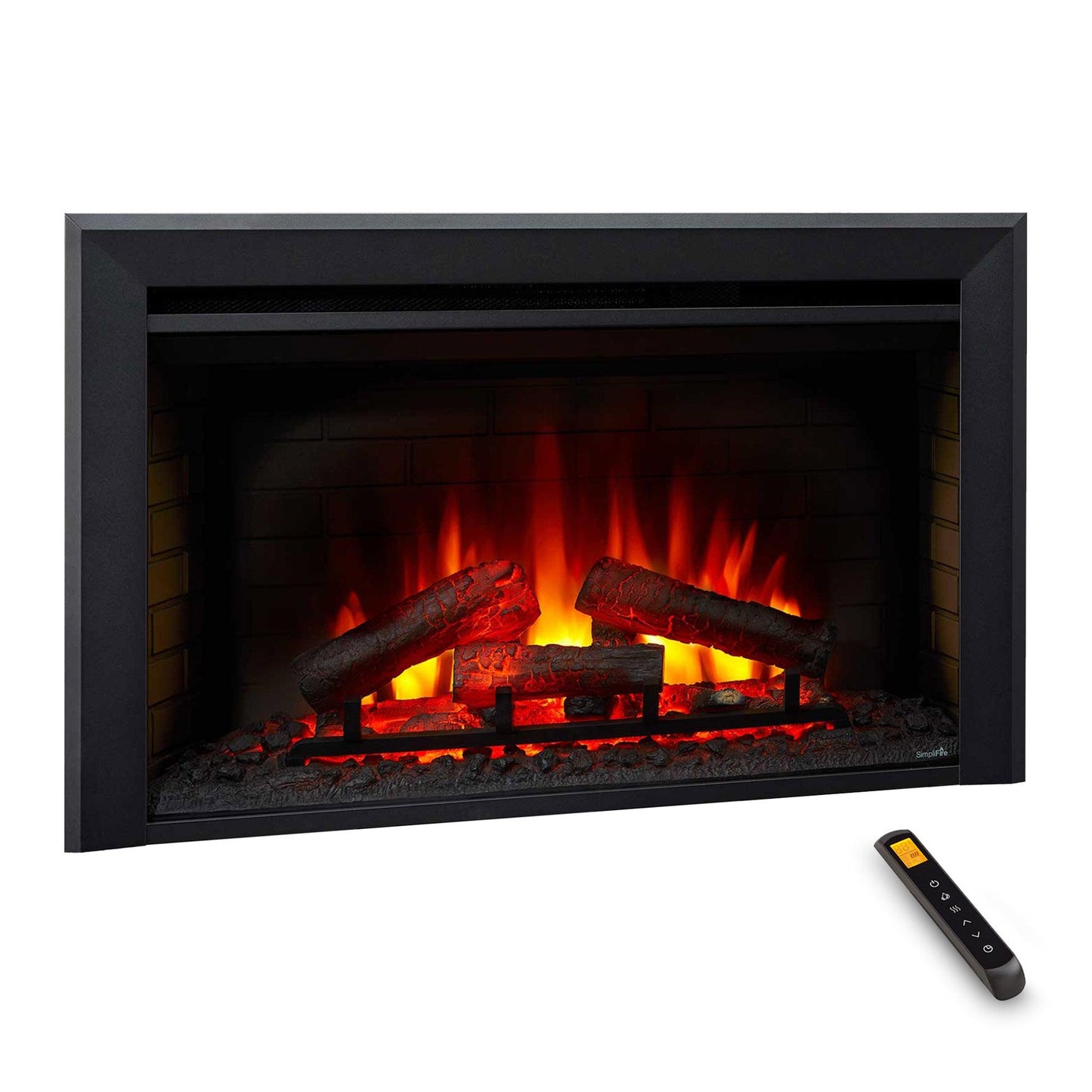 SimpliFire 35" Traditional Electric Built-In Fireplace Insert