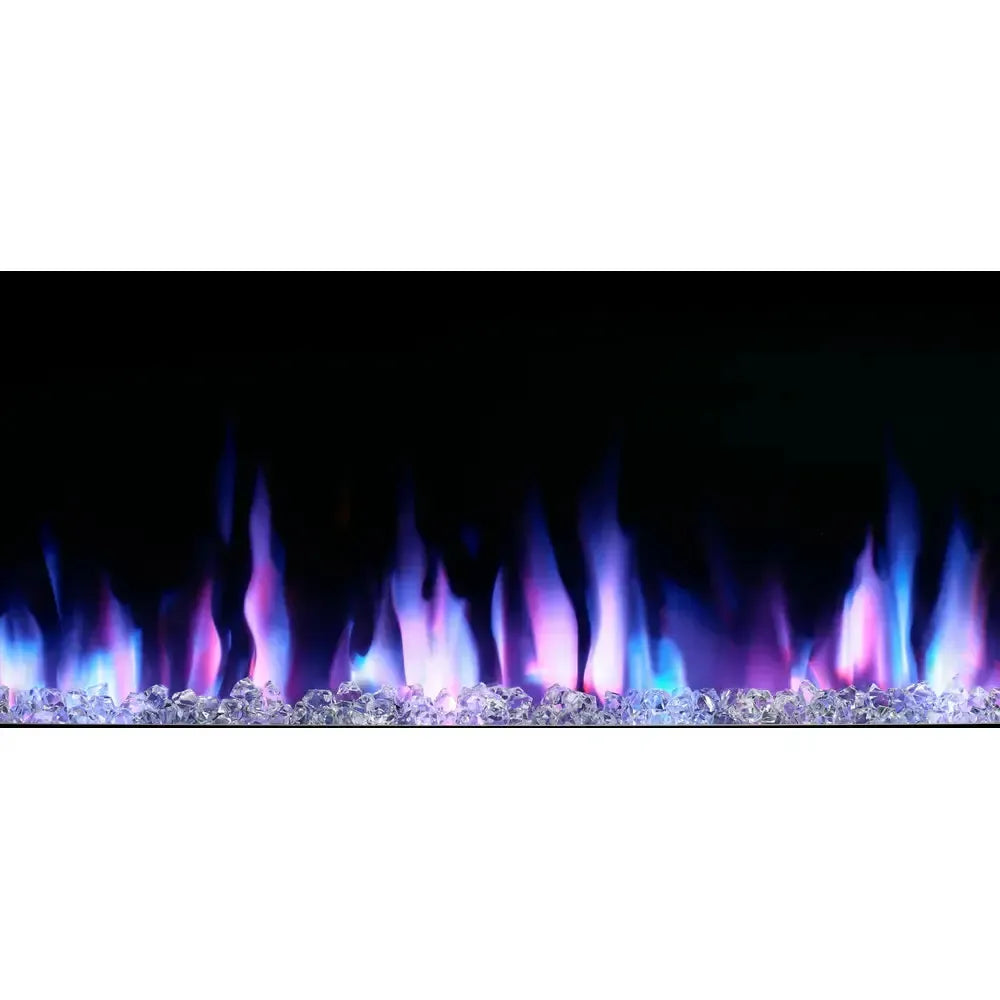 SimpliFire Allusion Slim 72" Linear Electric Recessed Fireplace