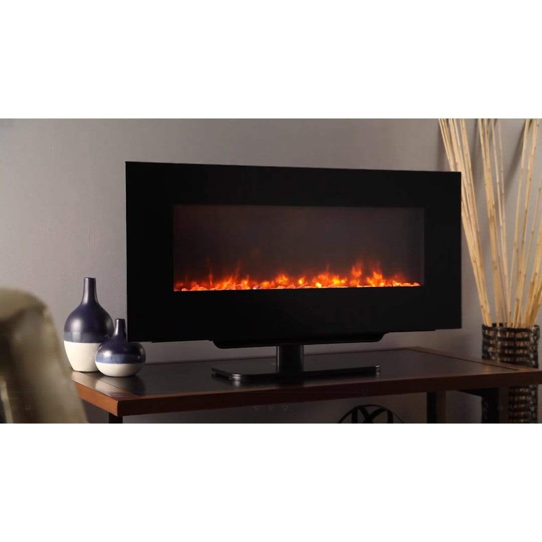 SimpliFire Modern 38" Linear Electric Wall Mount Fireplace