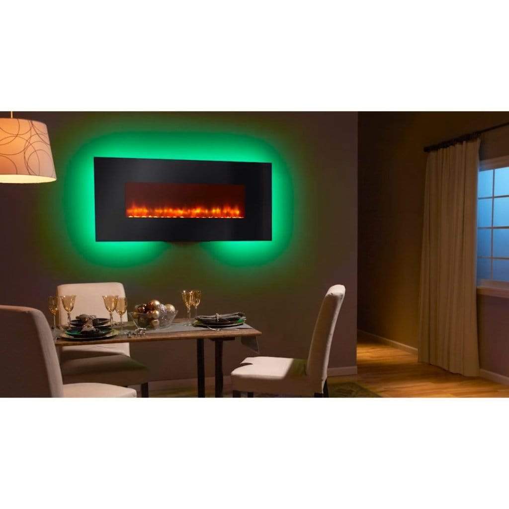 SimpliFire Modern 38" Linear Electric Wall Mount Fireplace