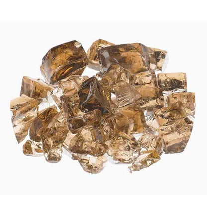 10 Pounds 1/2" Premium Reflective Fireglass Media