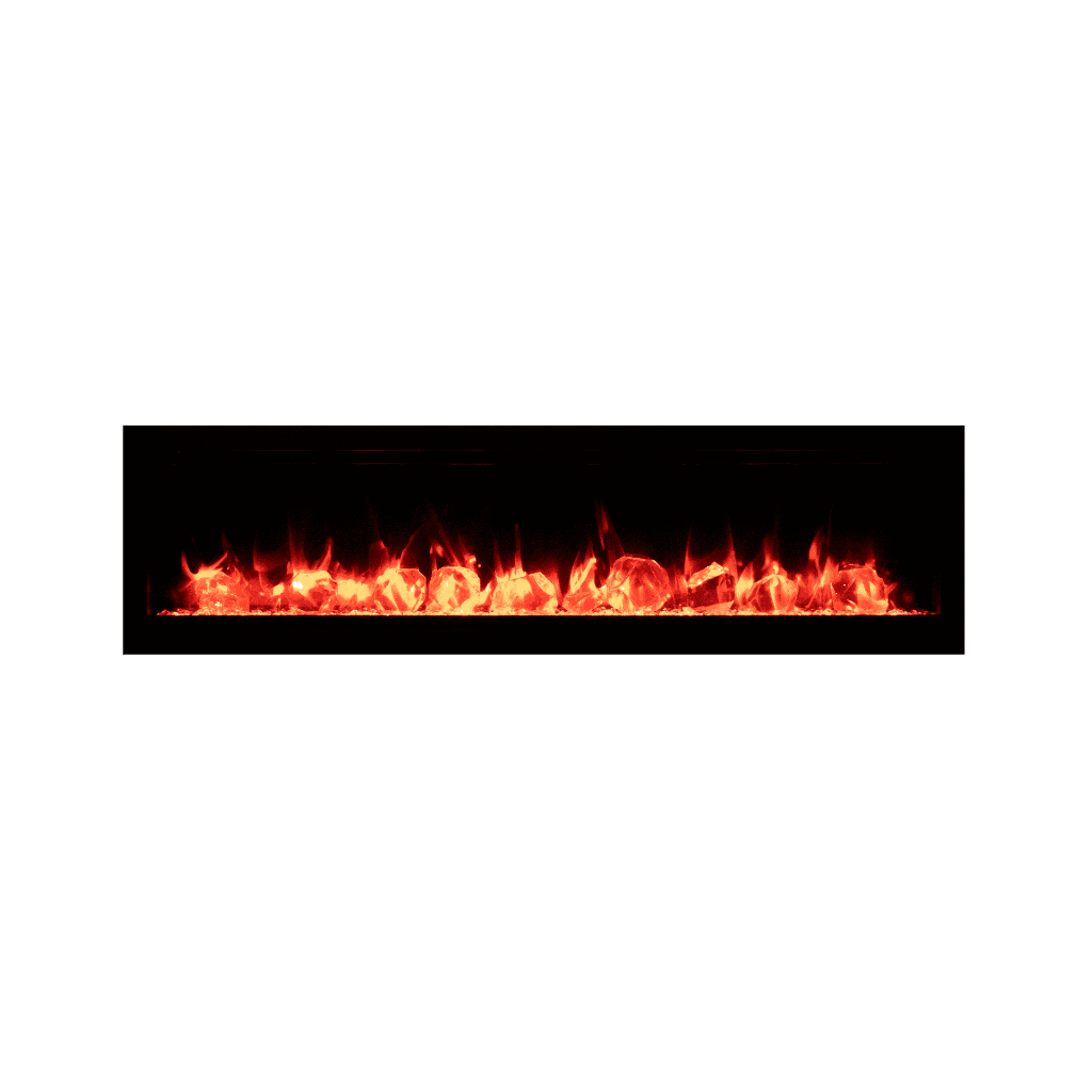 Amantii 100" Symmetry 3.0 Built-in Smart WiFi Electric Fireplace