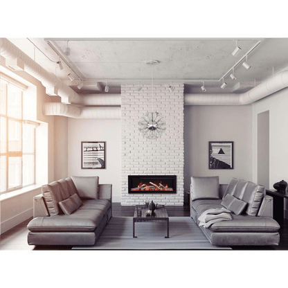 Amantii 100" Symmetry 3.0 Built-in Smart WiFi Electric Fireplace