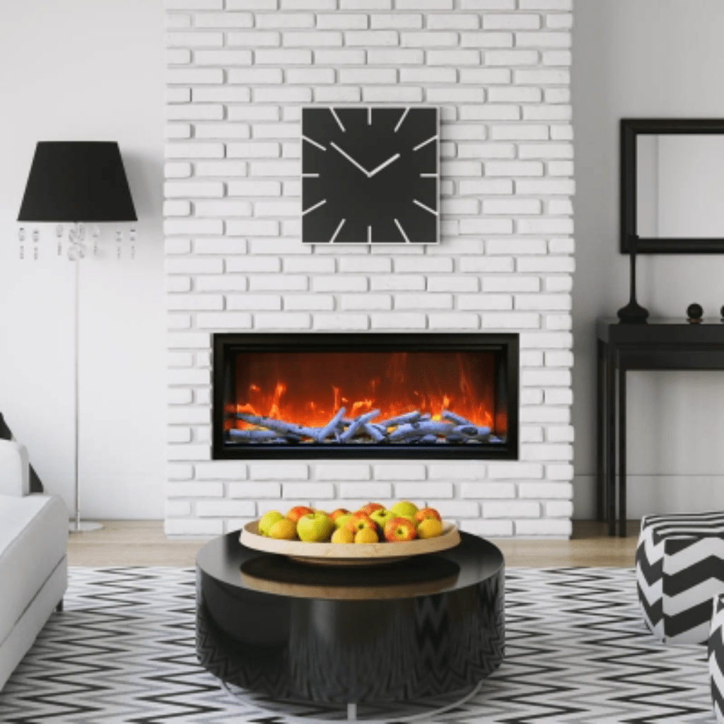 Amantii 100" Symmetry 3.0 Extra Tall Built-in Smart WiFi Electric Fireplace