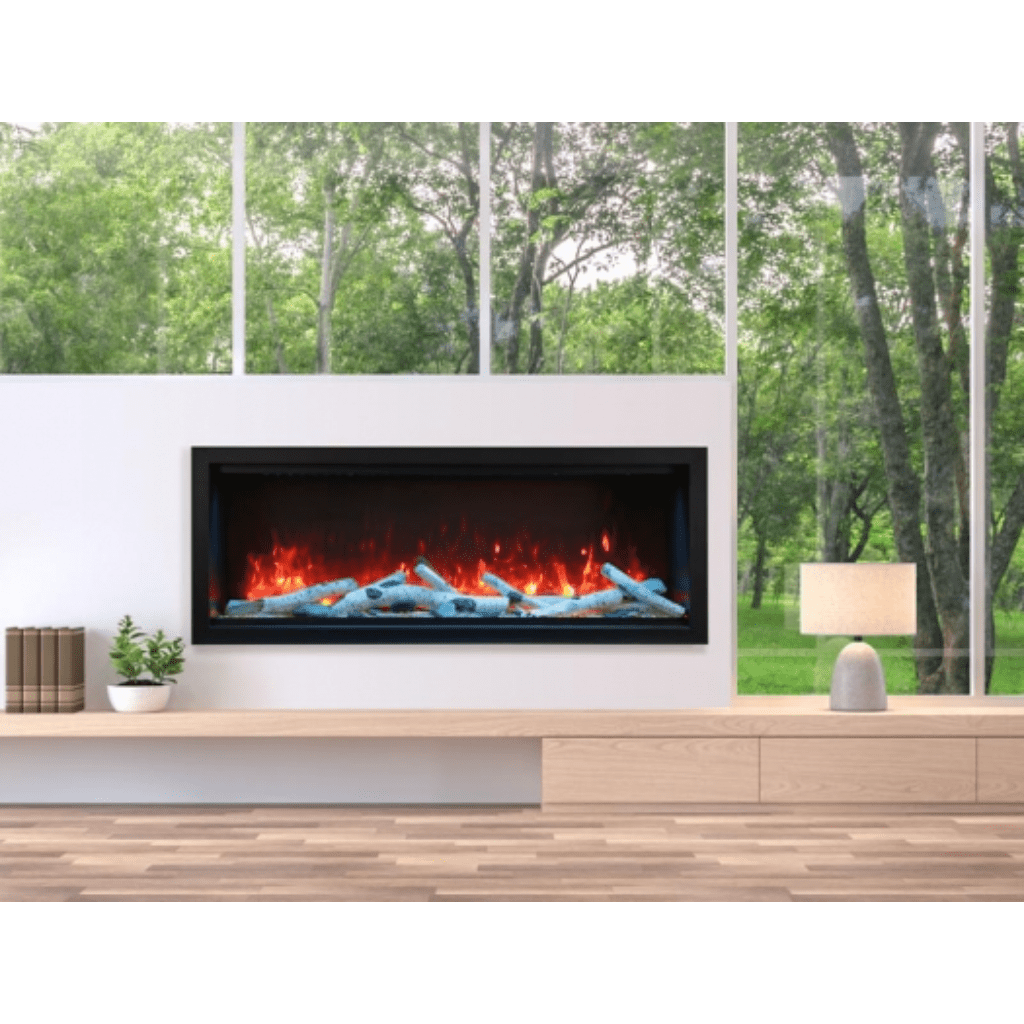 Amantii 100" Symmetry 3.0 Extra Tall Built-in Smart WiFi Electric Fireplace