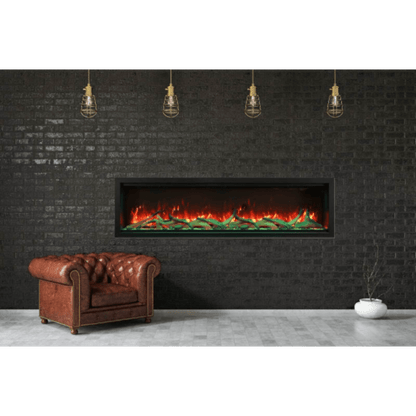 Amantii 100" Symmetry 3.0 Extra Tall Built-in Smart WiFi Electric Fireplace