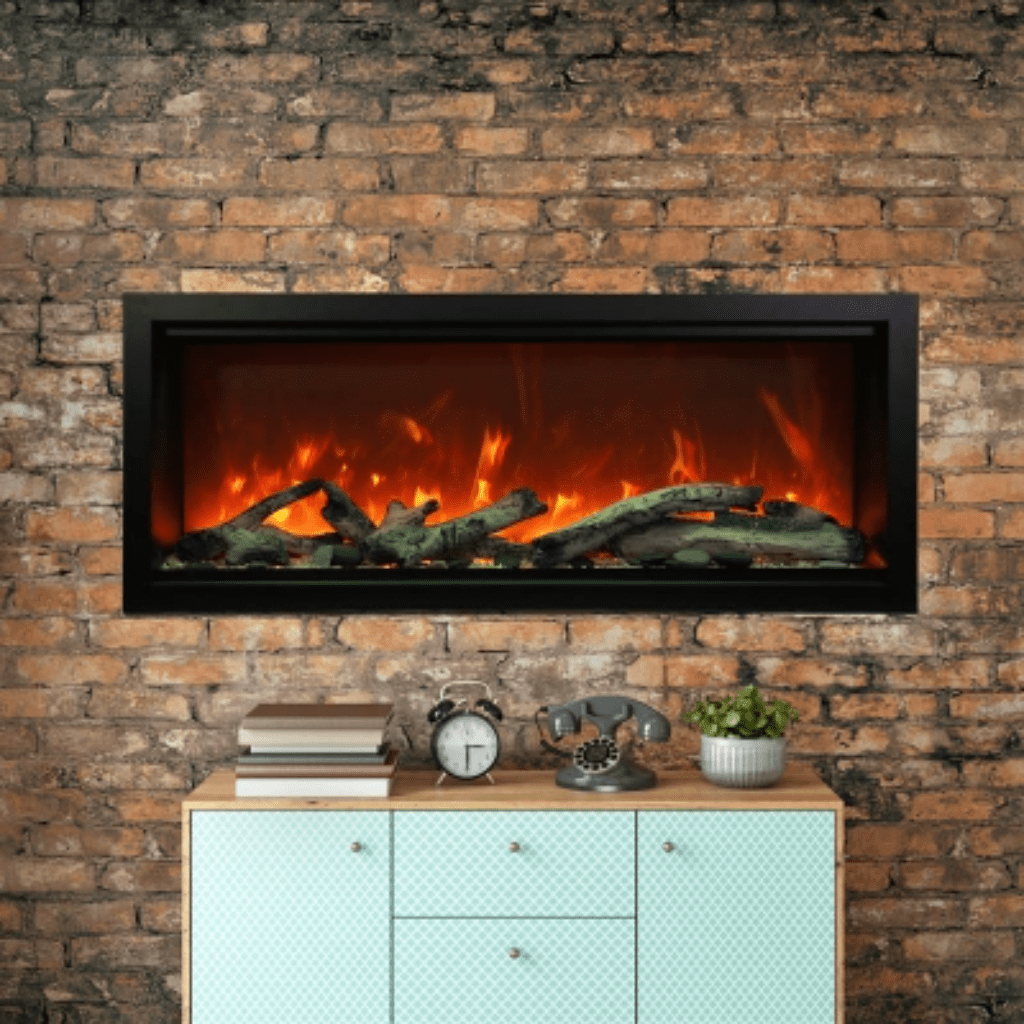 Amantii 100" Symmetry 3.0 Extra Tall Built-in Smart WiFi Electric Fireplace