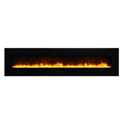 Amantii 26" Wall Mount/Flush Mount Electric Fireplace with Glass Surround