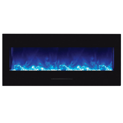 Amantii 26" Wall Mount/Flush Mount Electric Fireplace with Glass Surround