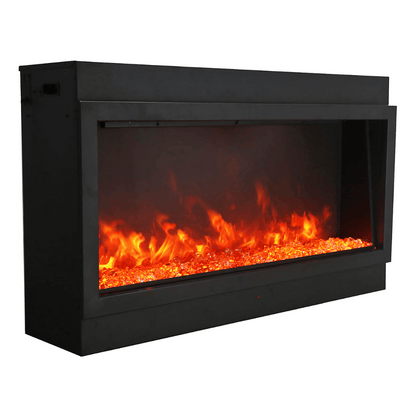 Amantii 40" Panorama Deep Indoor or Outdoor Electric Fireplace