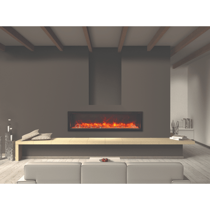 Amantii 40" Panorama Deep Indoor or Outdoor Electric Fireplace