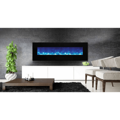 Amantii 48" Wall Mount/Flush Mount Electric Fireplace with Glass Surround