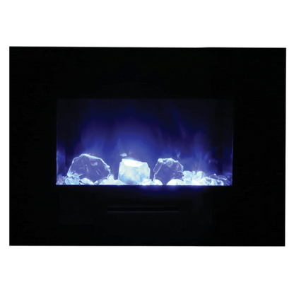 Amantii 48" Wall Mount/Flush Mount Electric Fireplace with Glass Surround