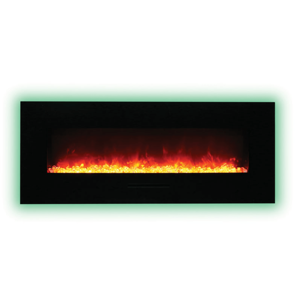 Amantii 48" Wall Mount/Flush Mount Electric Fireplace with Glass Surround