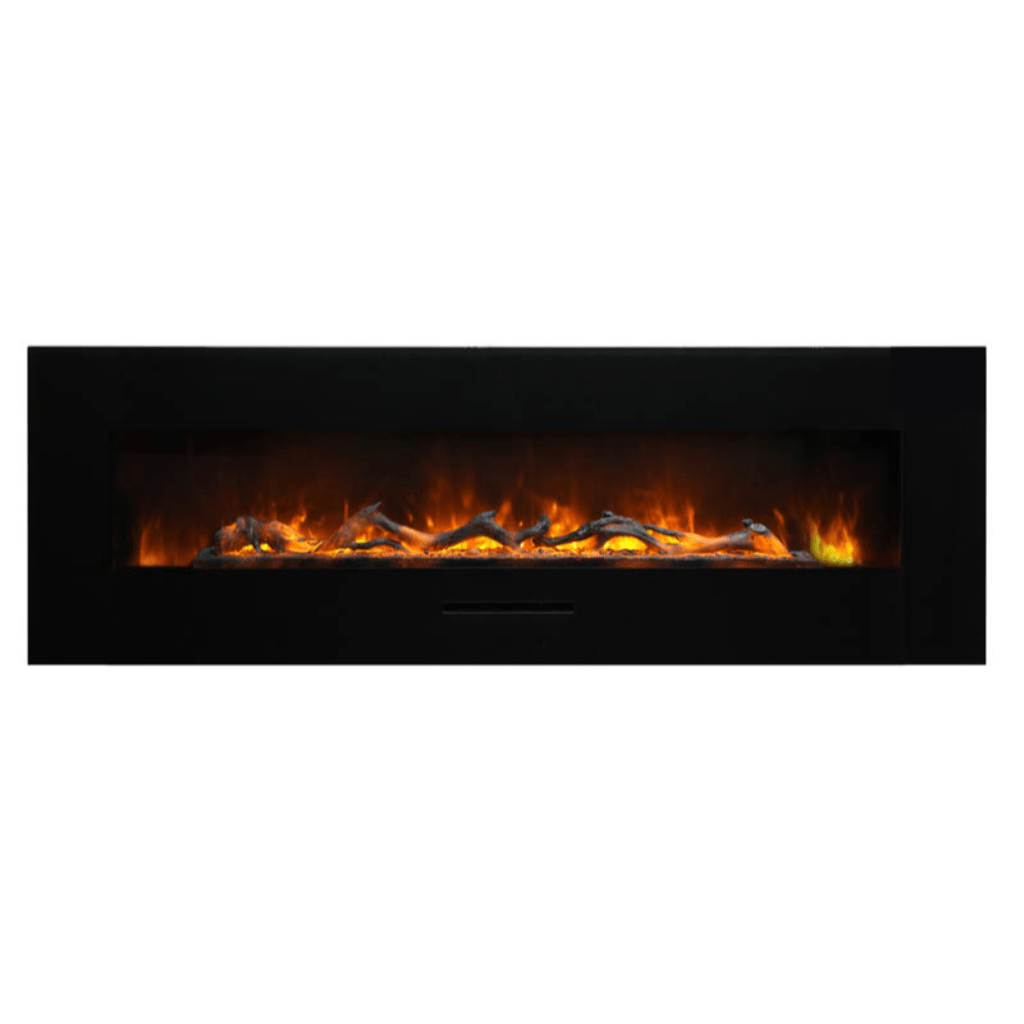 Amantii 48" Wall Mount/Flush Mount Electric Fireplace with Glass Surround