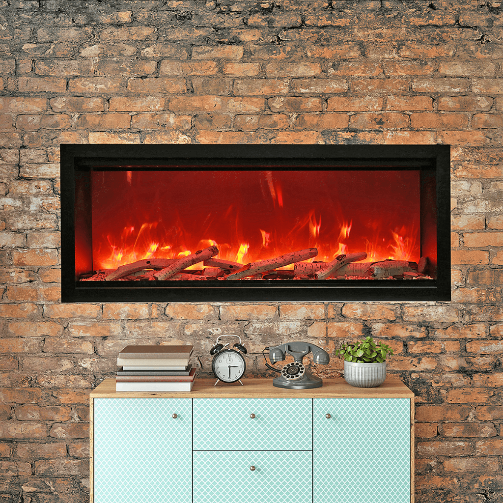 Amantii 50" Symmetry 3.0 Extra Tall Built-in Smart WiFi Electric Fireplace