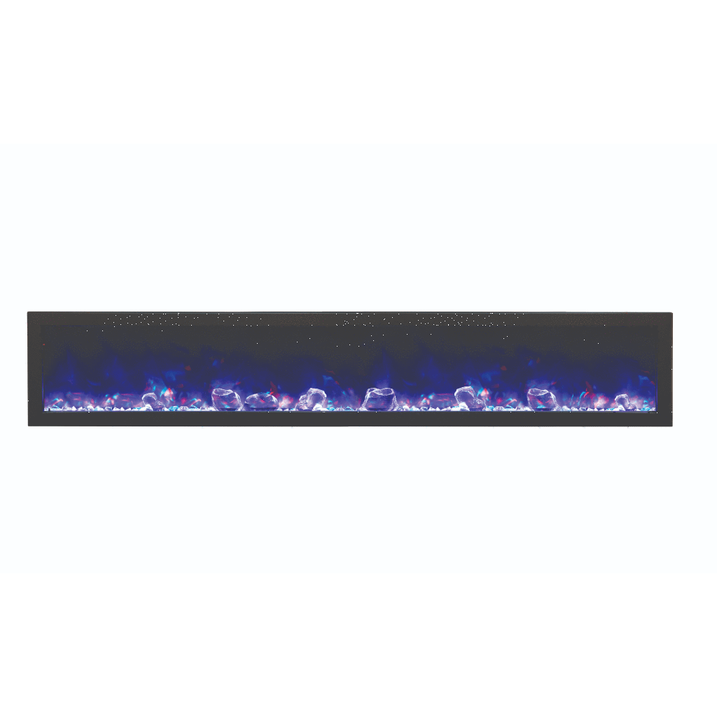 Amantii 60" Panorama Deep Indoor or Outdoor Electric Fireplace