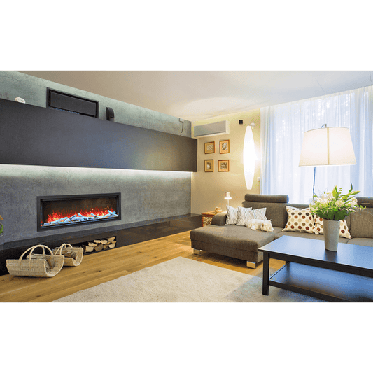 Amantii 60" Symmetry 3.0 Extra Tall Built-in Smart WiFi Electric Fireplace