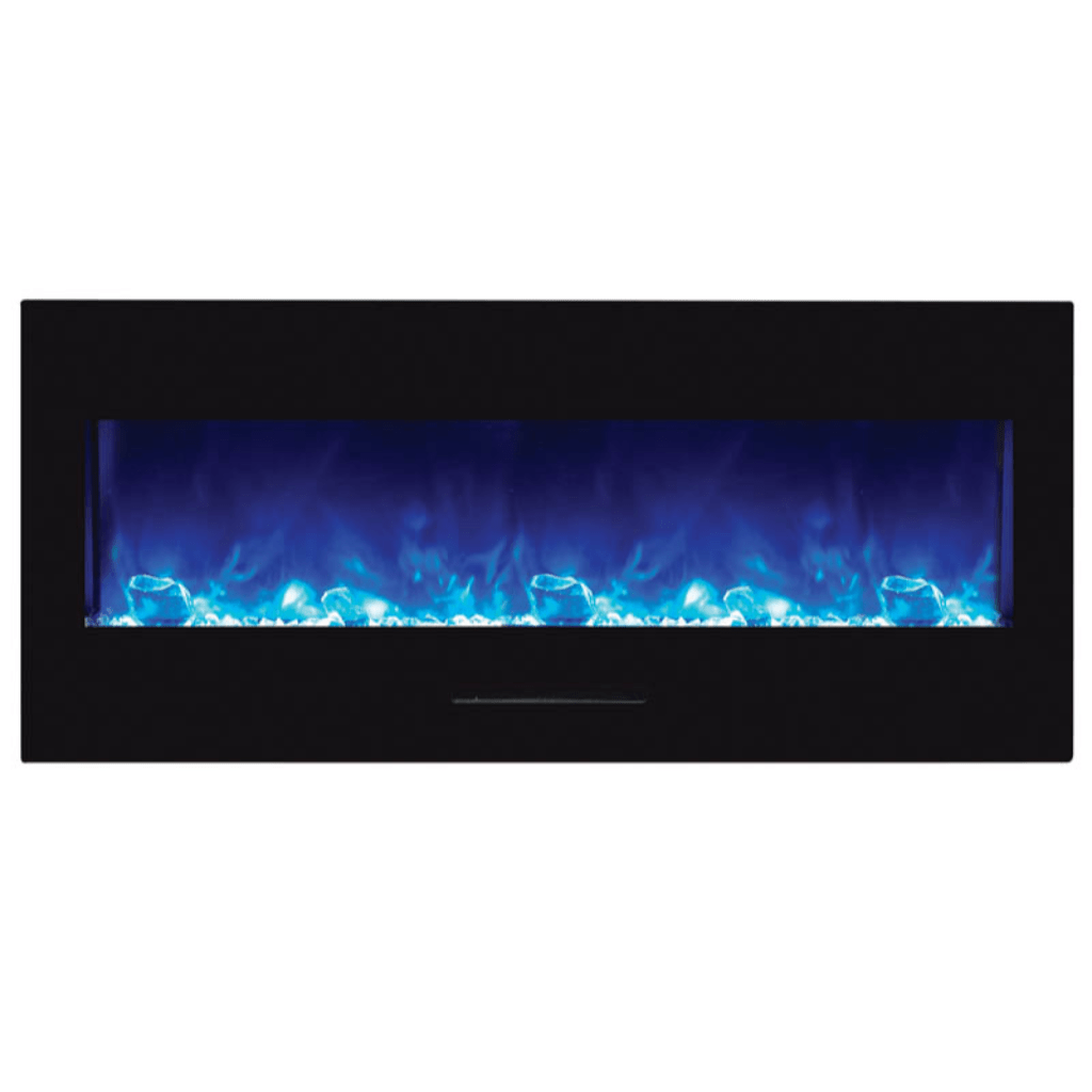 Amantii 60" Wall Mount/Flush Mount Electric Fireplace with Glass Surround
