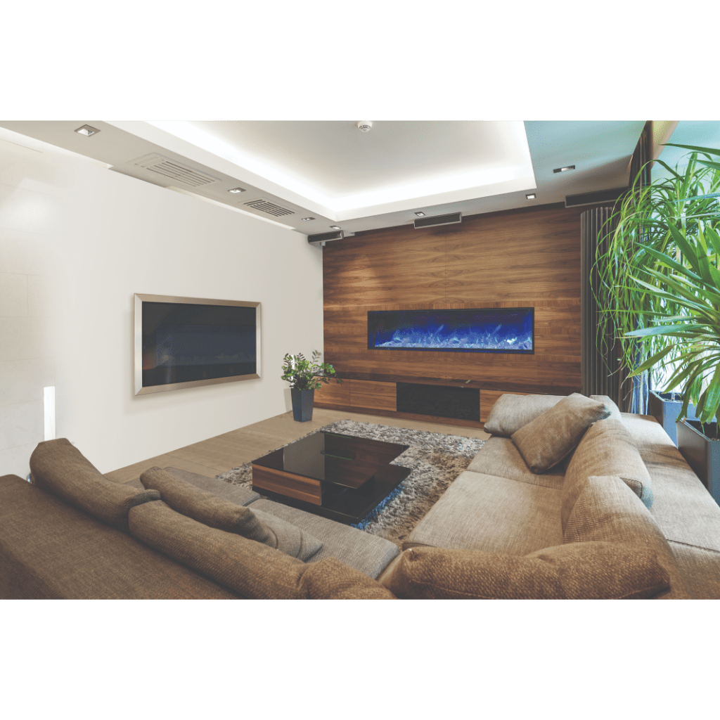 Amantii 72" Panorama Deep Indoor or Outdoor Electric Fireplace