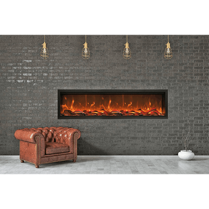 Amantii 74" Symmetry 3.0 Extra Tall Built-in Smart WiFi Electric Fireplace