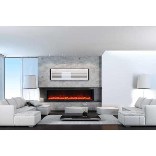 Amantii 88" Panorama Deep Extra Tall Electric Fireplace