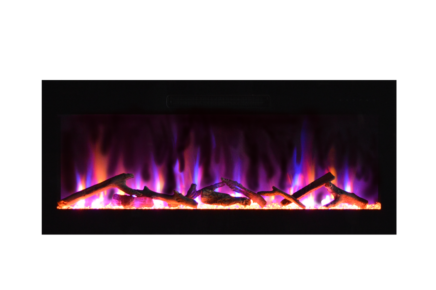 Amantii Fire & Ice Evolution Linear 36" WiFi Enabled Wall-Mounted Electric Fireplace
