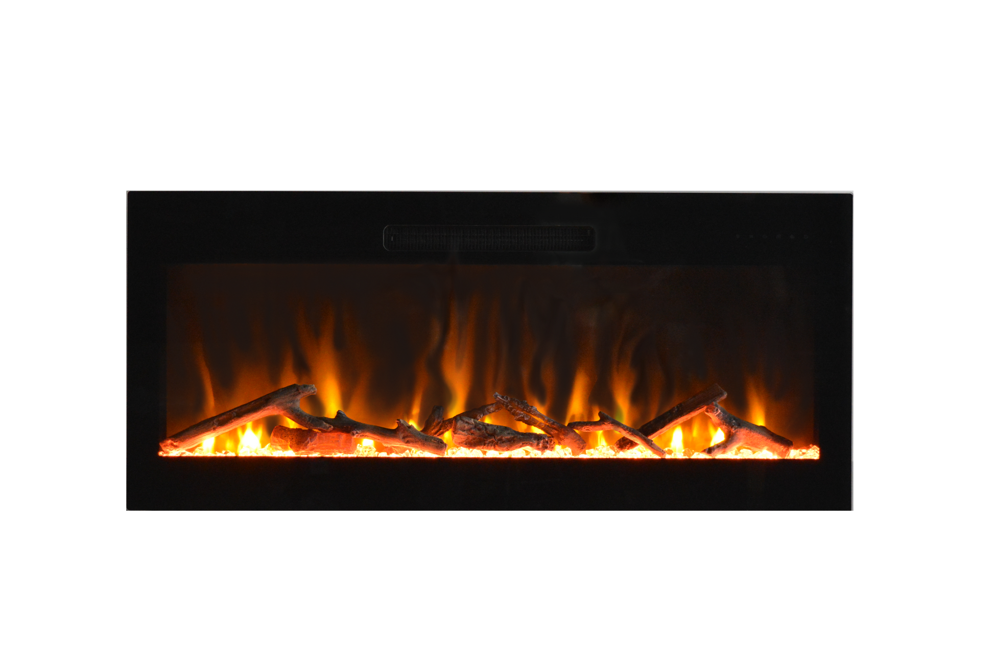 Amantii Fire & Ice Evolution Linear 36" WiFi Enabled Wall-Mounted Electric Fireplace