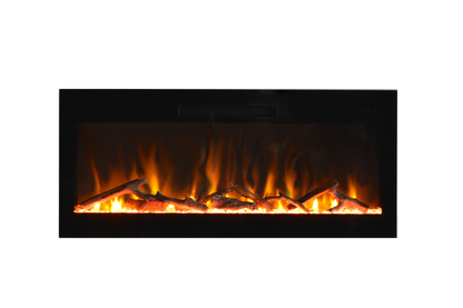 Amantii Fire & Ice Evolution Linear 50" WiFi Enabled Wall-Mounted Electric Fireplace