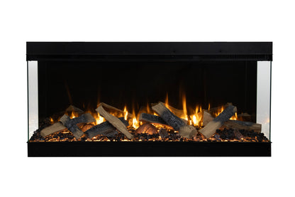 Amantii Fire & Ice LumaForest 75" 3-Sided WiFi-Enabled Built-in Electric Fireplace