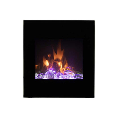 Amantii LUMINA Zero Clearance 24" Corner Wall Mount Smart Electric Fireplace