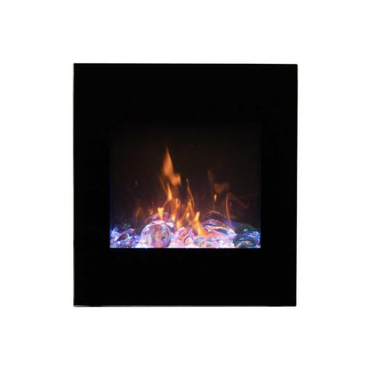 Amantii LUMINA Zero Clearance 24" Corner Wall Mount Smart Electric Fireplace