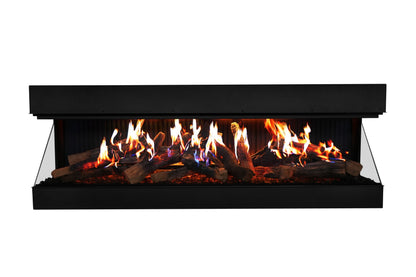 Amantii Signature MultiView Holo 75" 3-Sided Indoor Electric Fireplace
