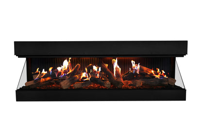 Amantii Signature MultiView Holo 75" 3-Sided Indoor Electric Fireplace